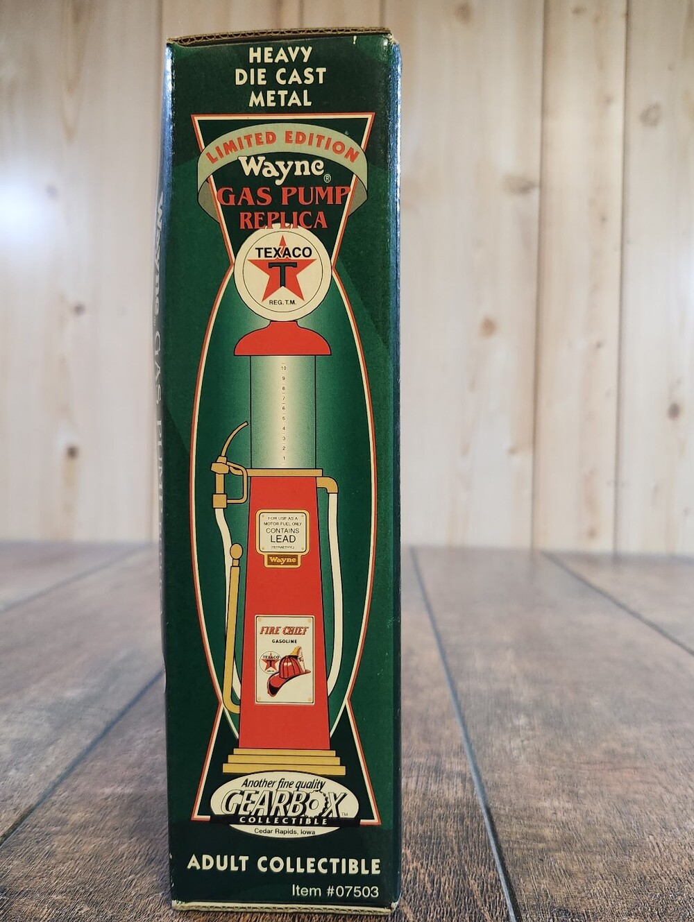 Gearbox Texaco Wayne Gas Pump 8” Replica Die-cast Limited Edition - Picture 6 of 7